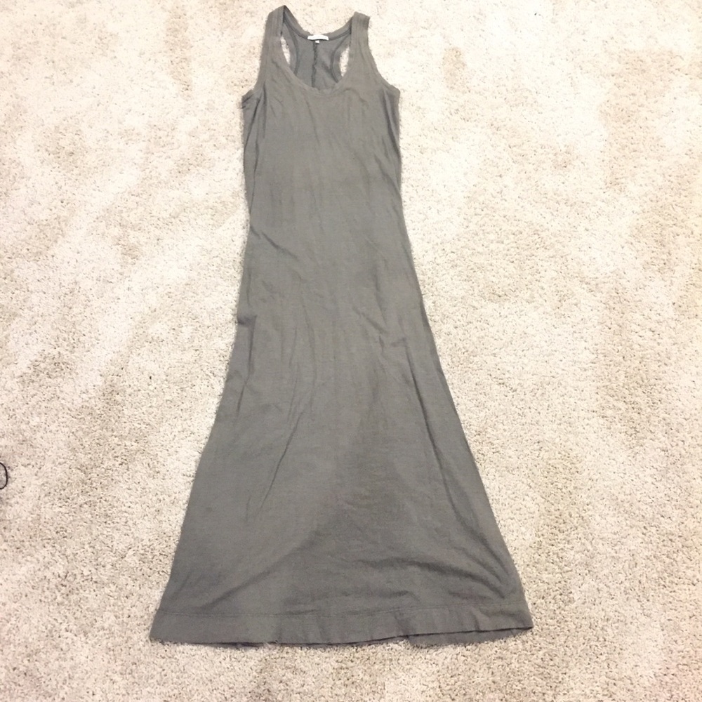 Racer back cotton maxi dress